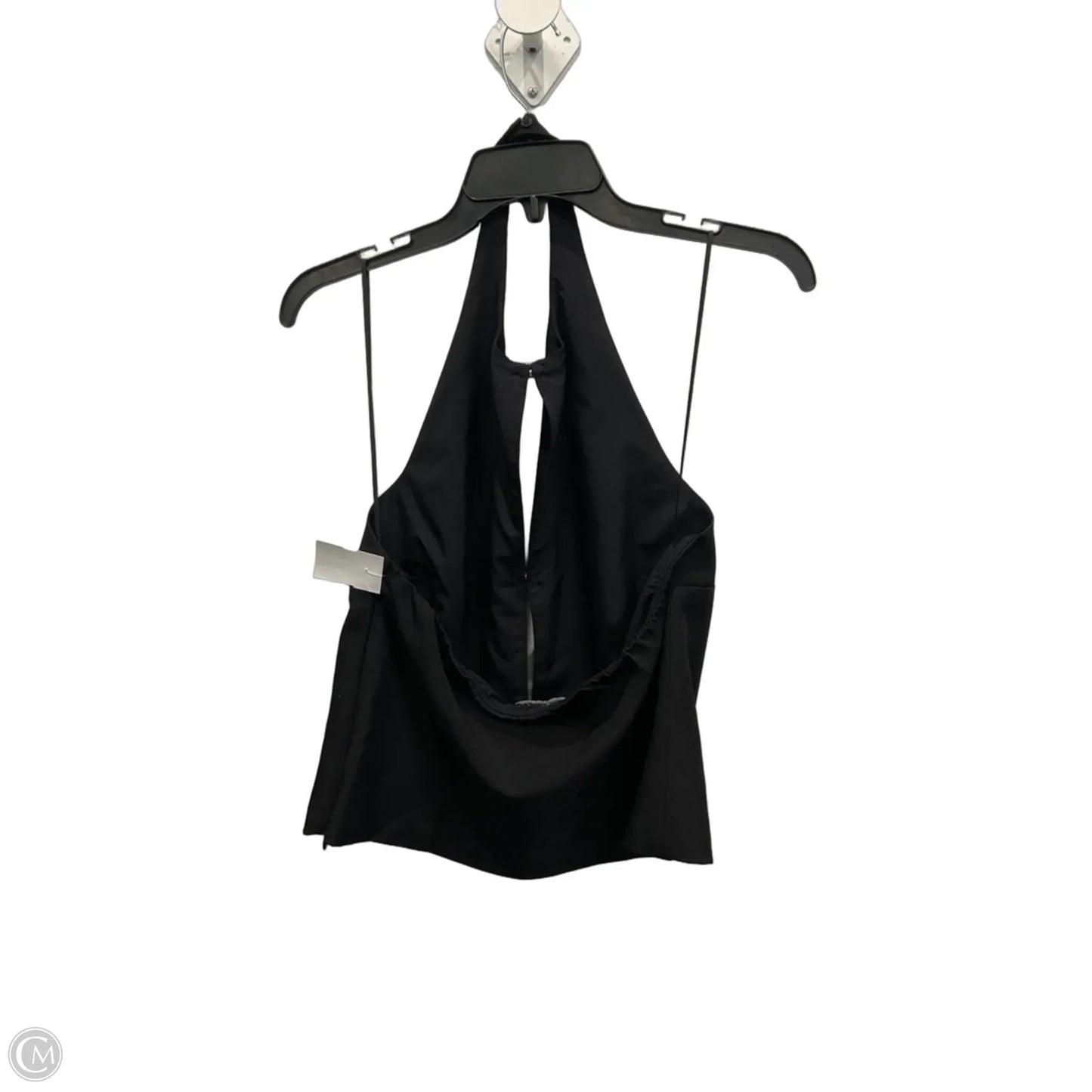 Top Sleeveless By Steve Madden In Black & Silver, Size: M