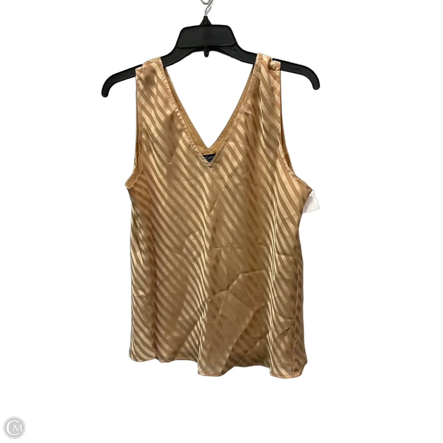 Top Sleeveless Luxury Designer By Jordan In Tan, Size: Xl