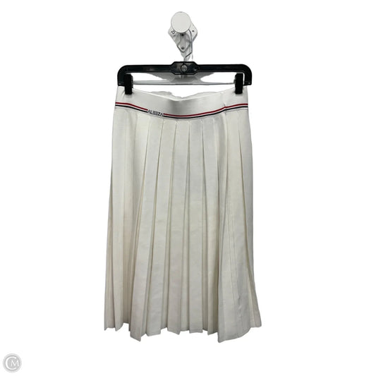 Skirt Midi By Clothes Mentor In White, Size: 8