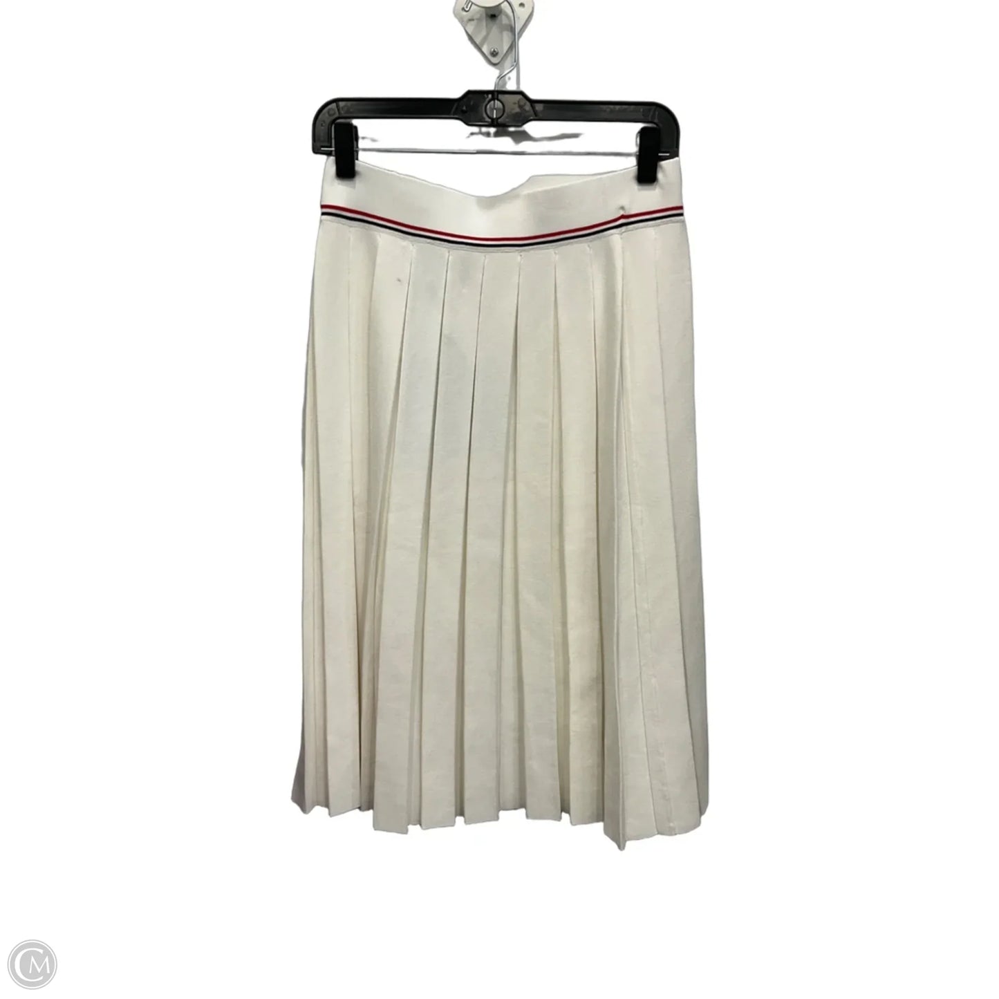 Skirt Midi By Clothes Mentor In White, Size: 8