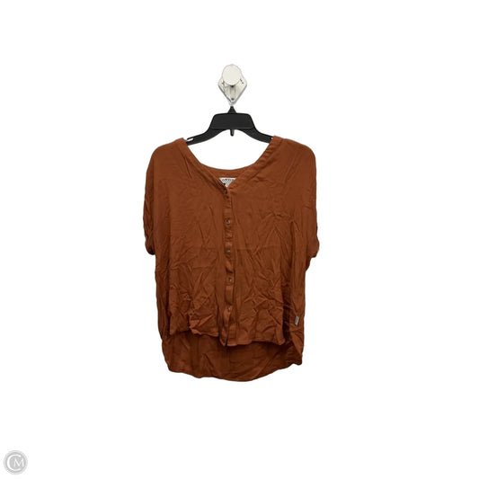 Top Sleeveless By Orvis In Orange, Size: M