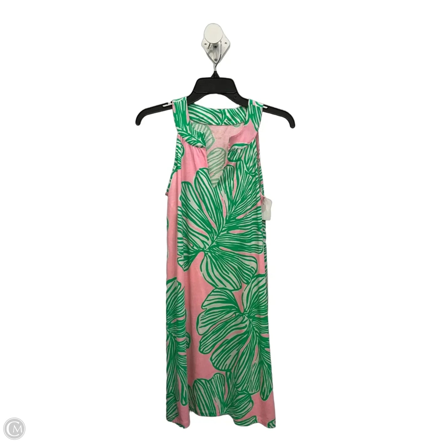 Dress Designer By Lilly Pulitzer In Green & Pink, Size: S