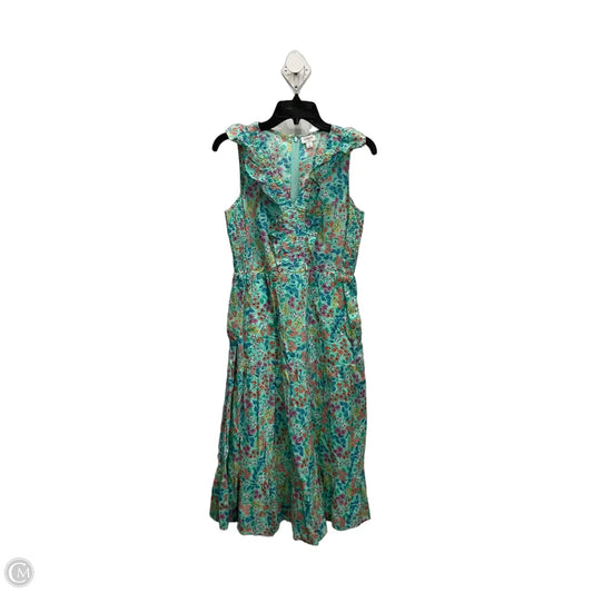 Dress Casual Maxi By J. Crew In Floral Print, Size: Xs