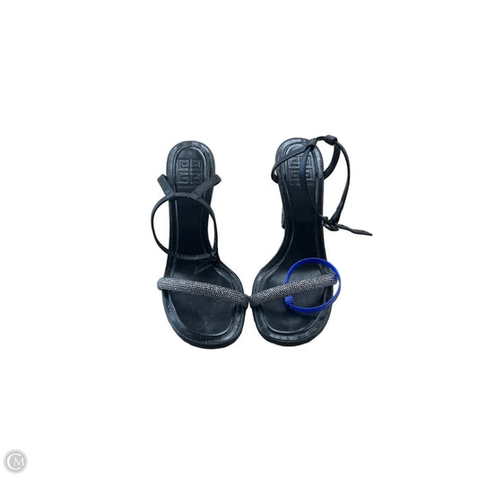 Sandals Luxury Designer By Givenchy In Black, Size: 7.5