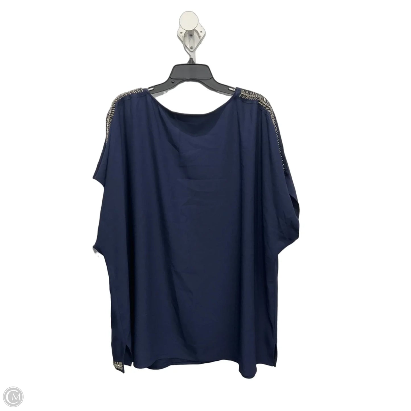 Top Sleeveless By Sejour In Blue, Size: 3x