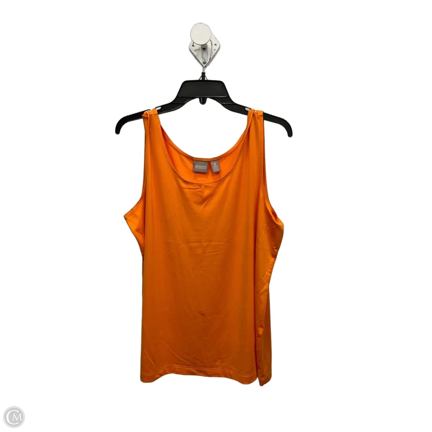 Top Sleeveless Basic By Chicos In Orange, Size: Xl