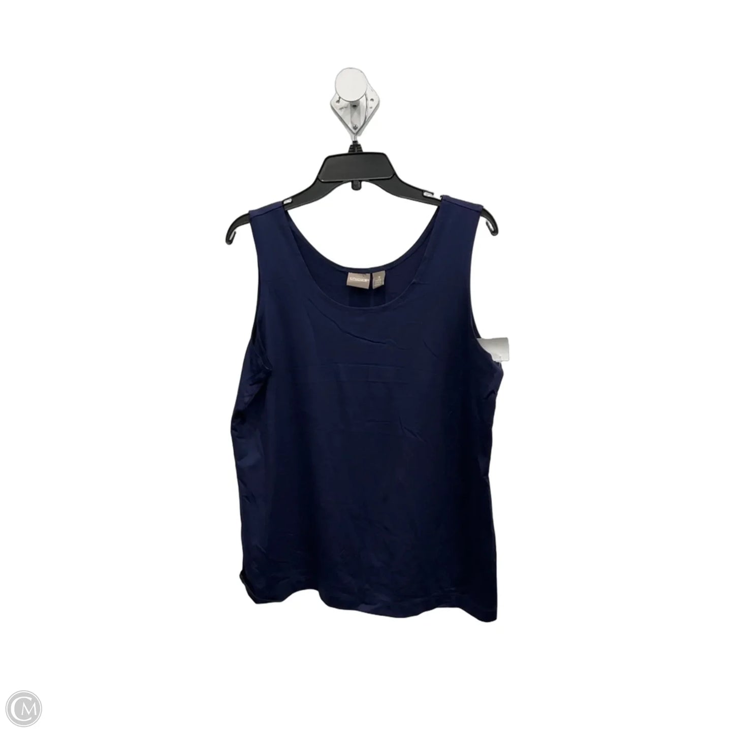 Top Sleeveless Basic By Chicos In Navy, Size: Xl