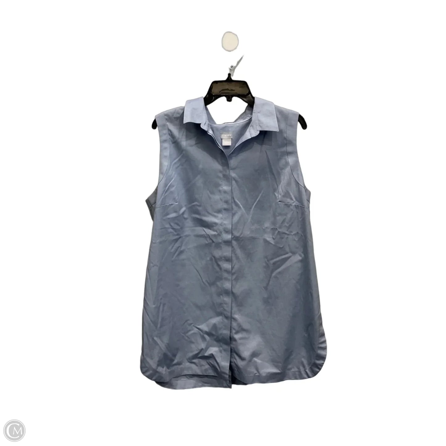 Tunic Sleeveless By Chicos In Blue, Size: Xl