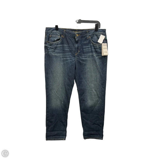 Jeans Boyfriend By Michael By Michael Kors In Blue Denim, Size: 12