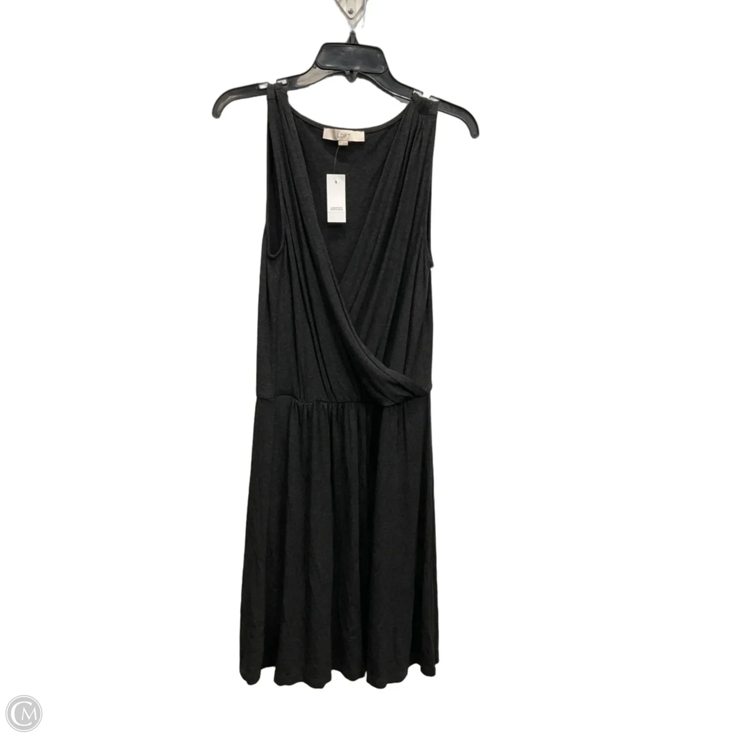 Dress Casual Midi By Loft In Grey, Size: M