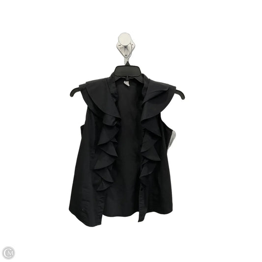 Blouse Sleeveless By Kenneth Cole In Black, Size: S