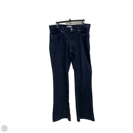 Jeans Flared By Lucky Brand In Blue Denim, Size: 12