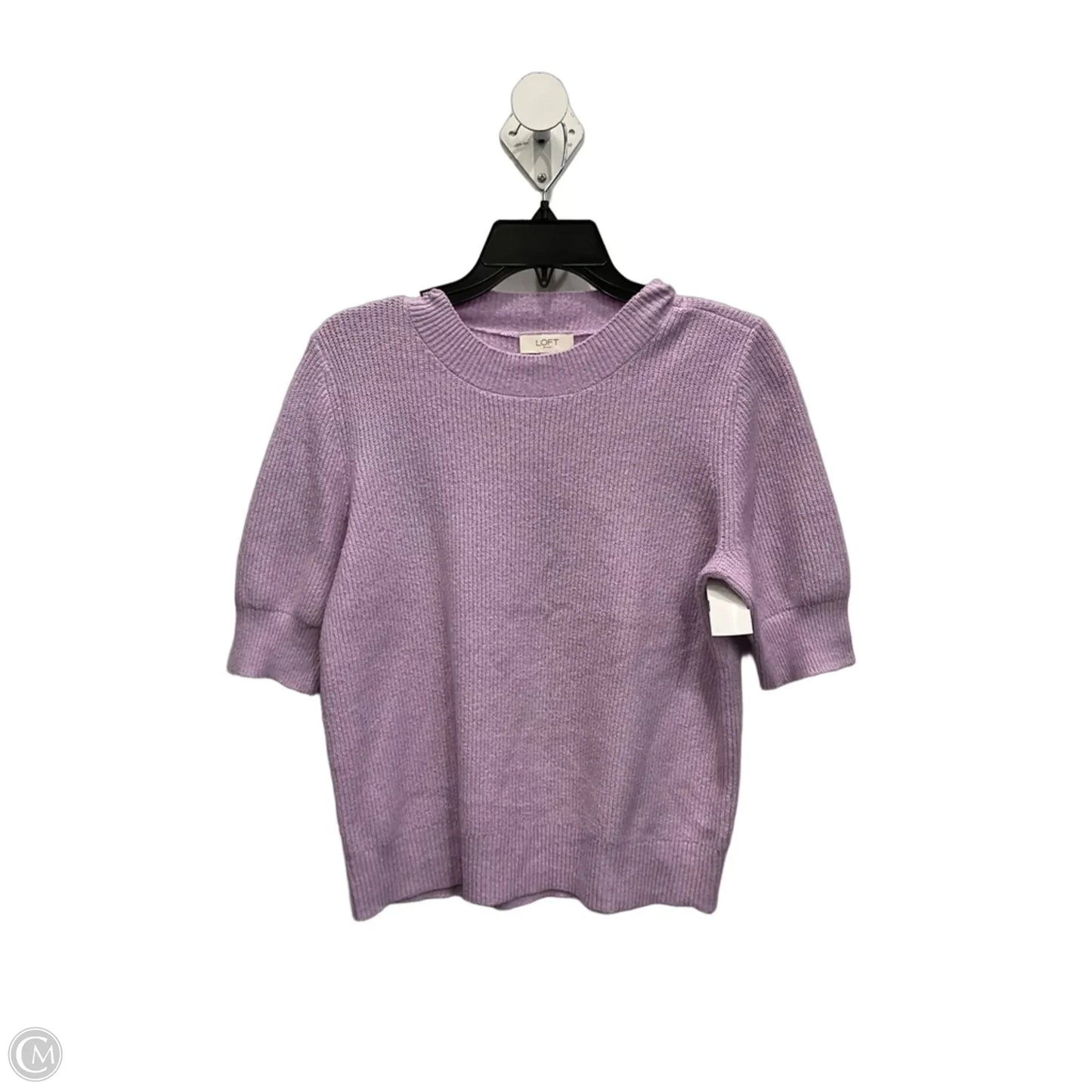 Top Short Sleeve By Loft In Purple, Size: S