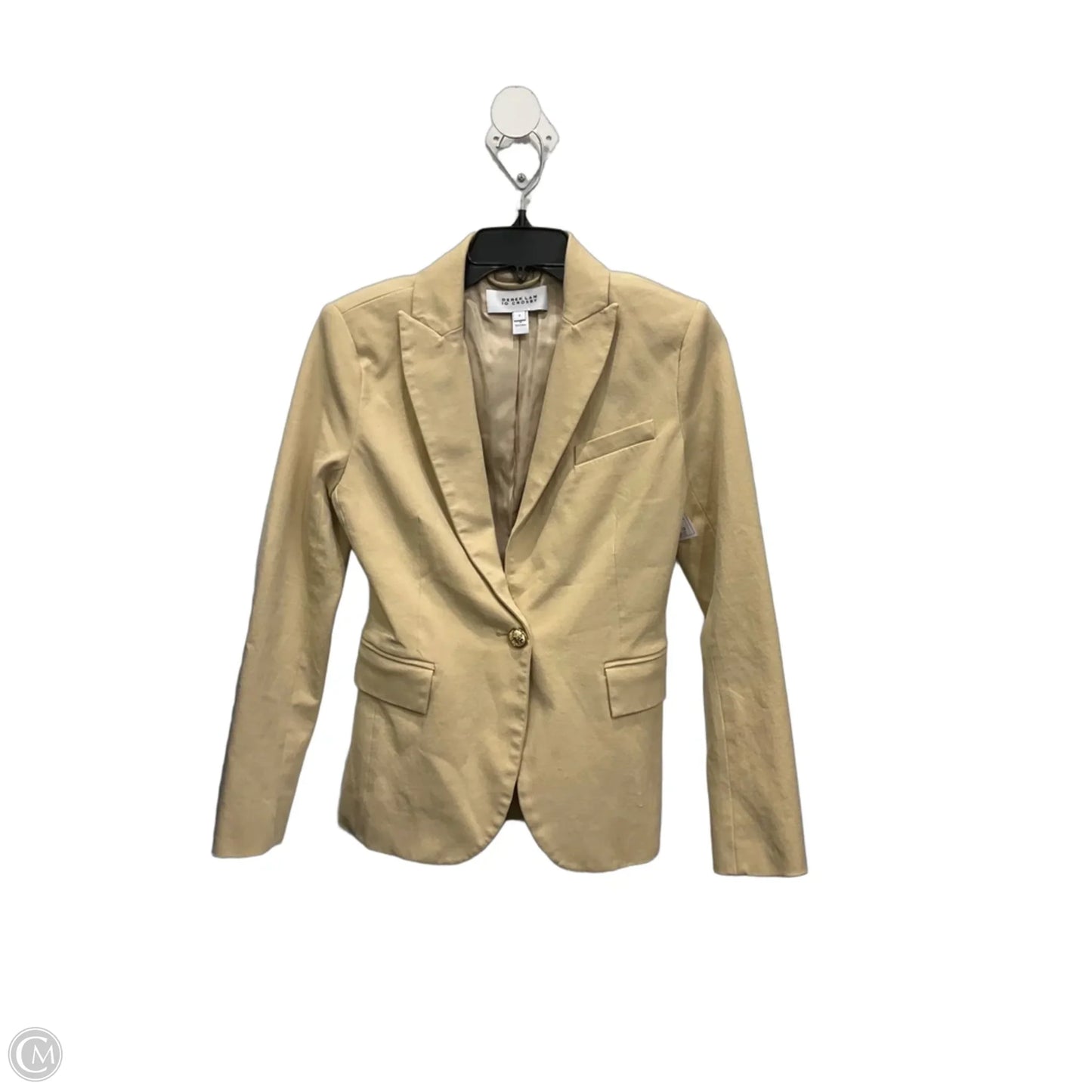 Blazer Designer By Derek Lam In Cream, Size: Xs