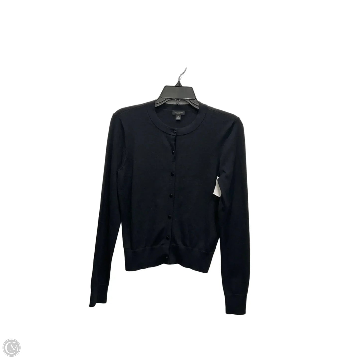 Cardigan By Ann Taylor In Black, Size: Xs