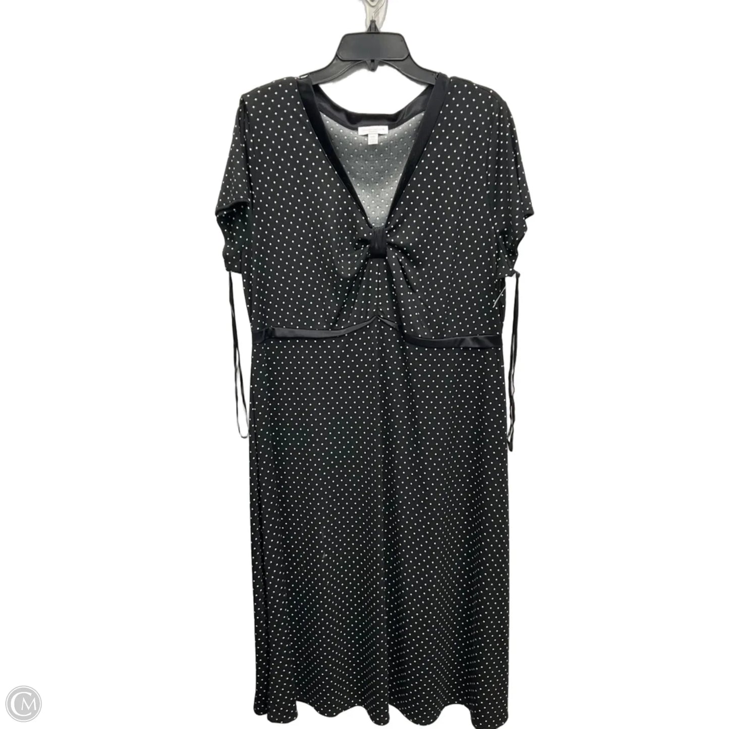 Dress Casual Maxi By Charter Club In Black & White, Size: Xl