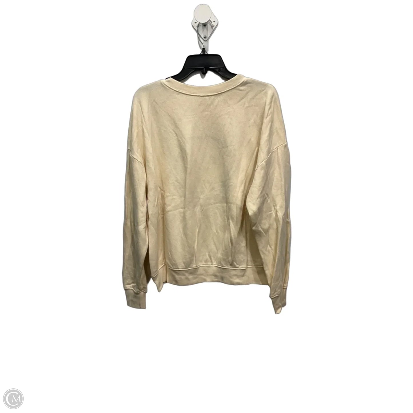 Sweatshirt Crewneck By By Together In Cream, Size: S