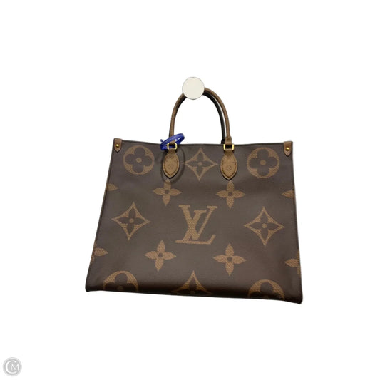 Tote Luxury Designer By Louis Vuitton, Size: Large