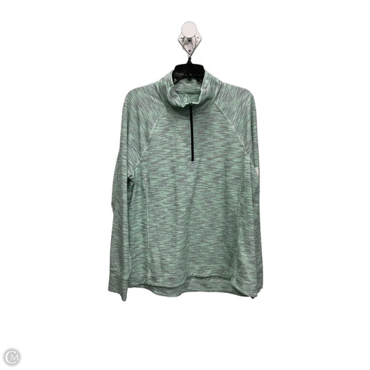 Athletic Sweatshirt Collar By Talbots In Green, Size: Xl