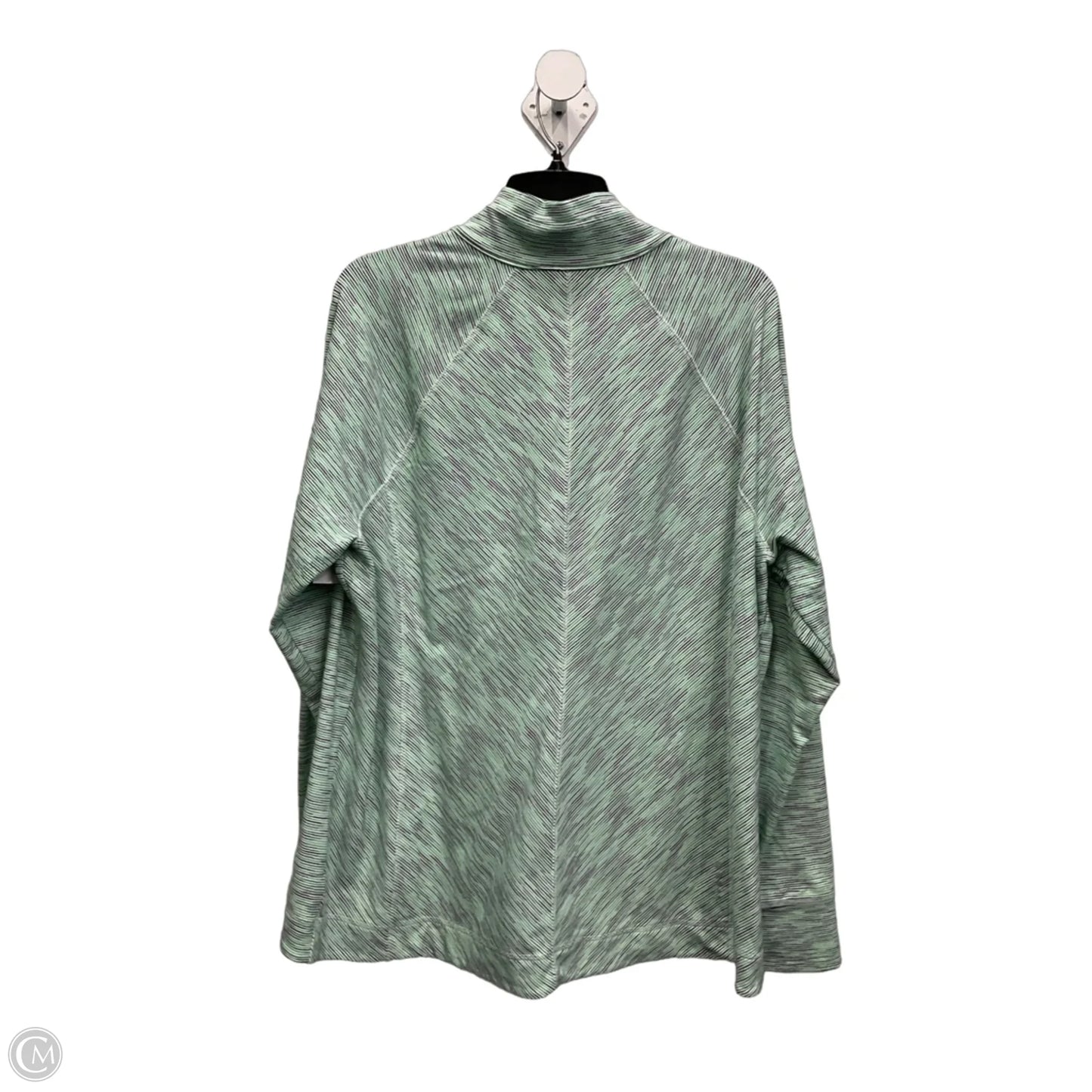Athletic Sweatshirt Collar By Talbots In Green, Size: Xl