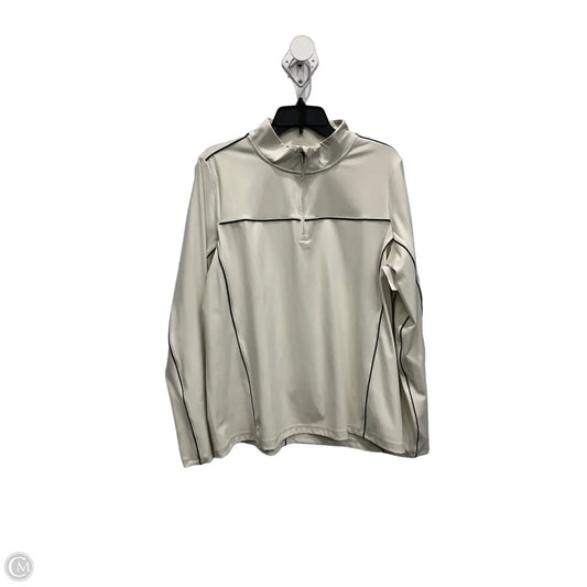 Athletic Sweatshirt Collar By Vineyard Vines In Ivory, Size: Xl