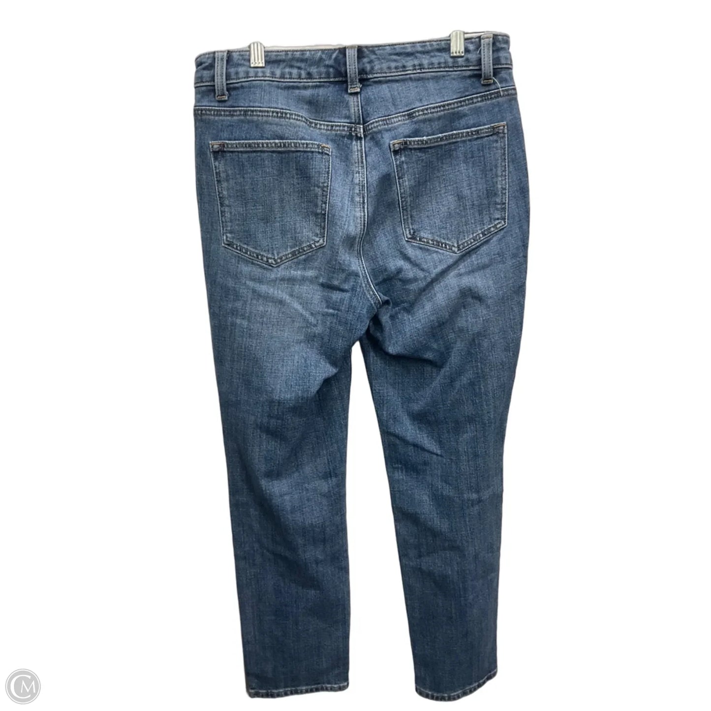 Jeans Straight By Talbots In Blue Denim, Size: 6