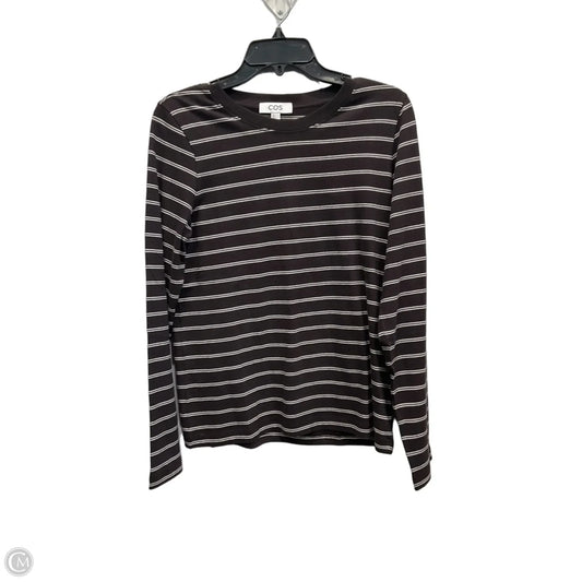 Top Long Sleeve By Cos In Brown, Size: S