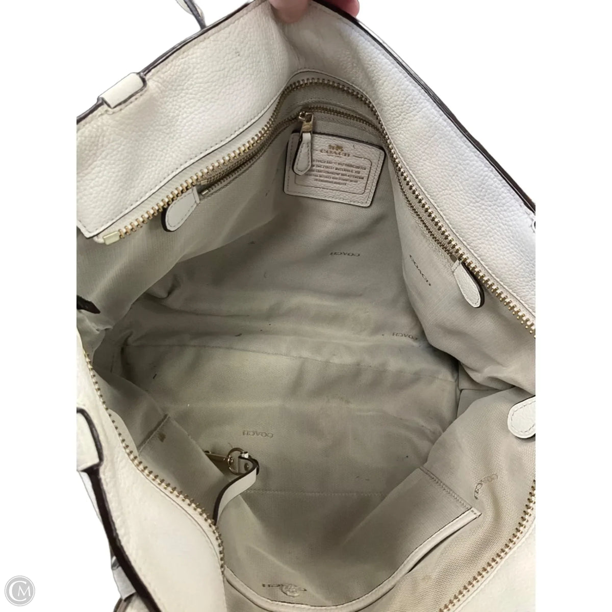 Handbag Designer By Coach, Size: Large