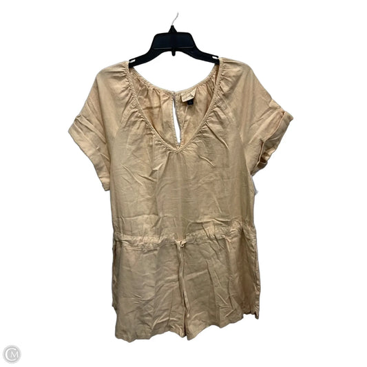 Romper By Universal Thread In Tan, Size: M