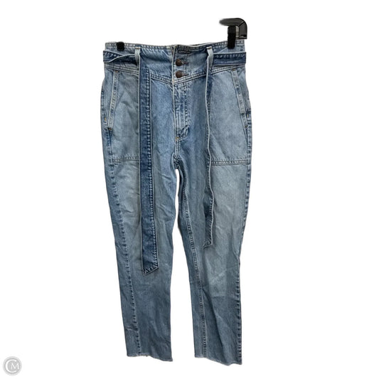 Jeans Straight By Abercrombie And Fitch In Blue Denim, Size: 2