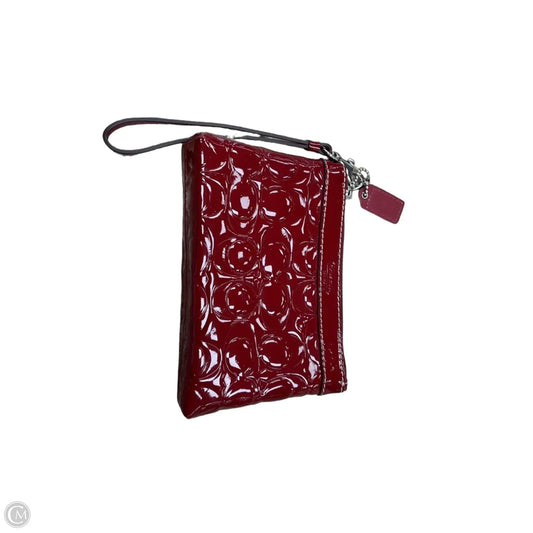 Wristlet Designer By Coach, Size: Small