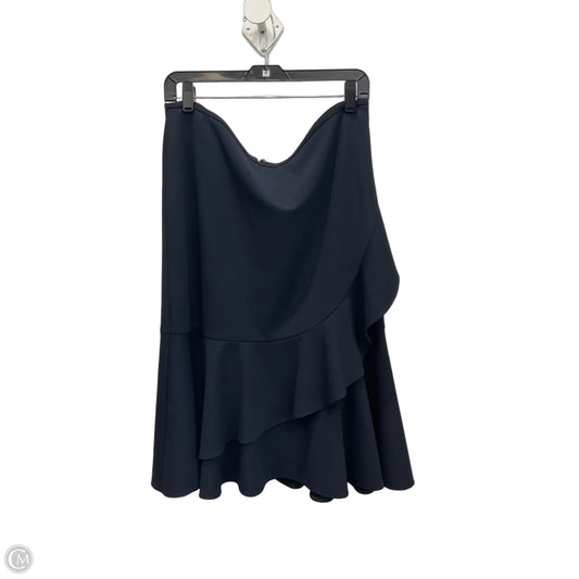 Skirt Midi By Calvin Klein In Navy, Size: 14