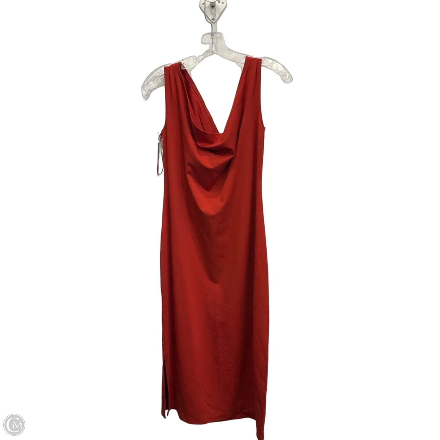 Dress Party Midi By Banana Republic In Orange, Size: L