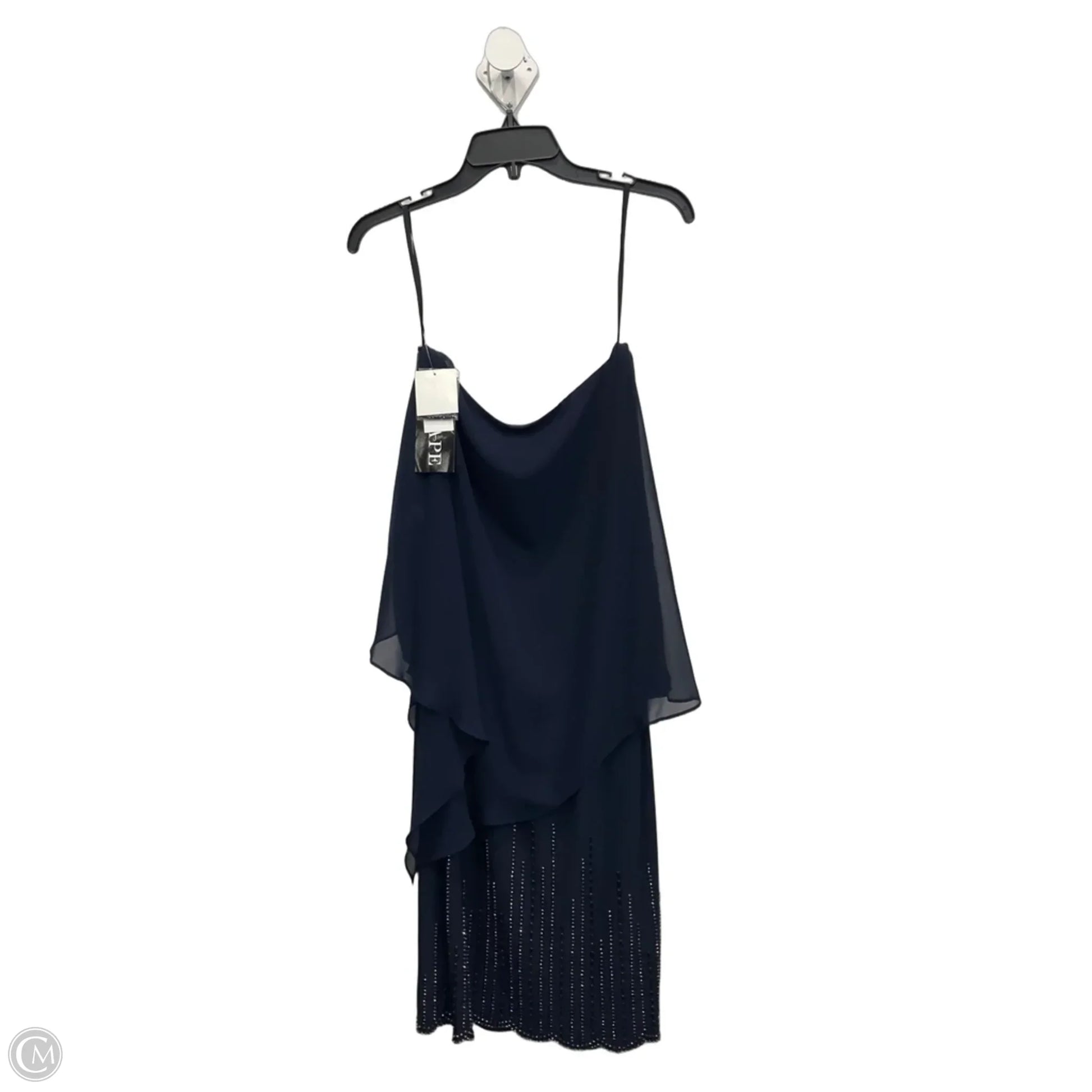 xscape designer dresses Xscape Off-the-Shoulder Long Glitter Metallic Dress with Ruffle : 4