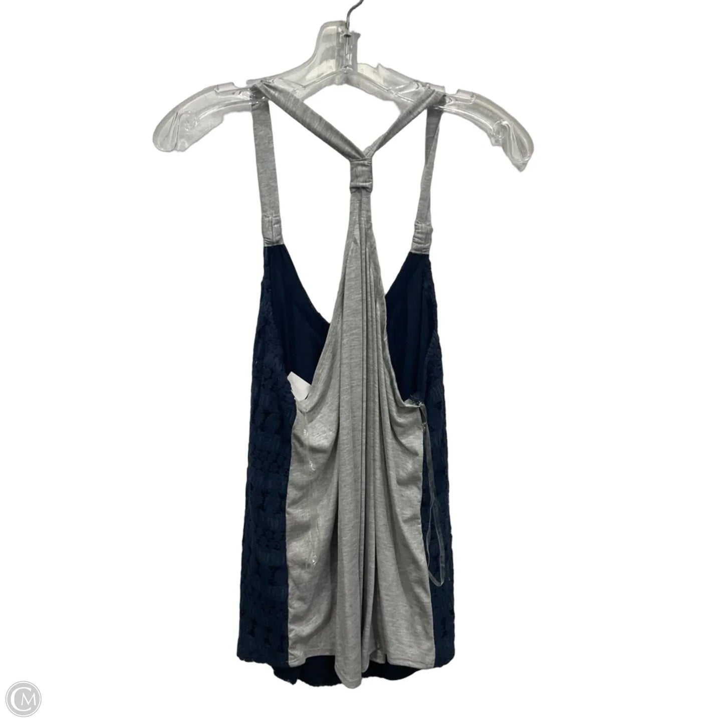 Top Sleeveless By Jolt In Blue & Grey, Size: Xl