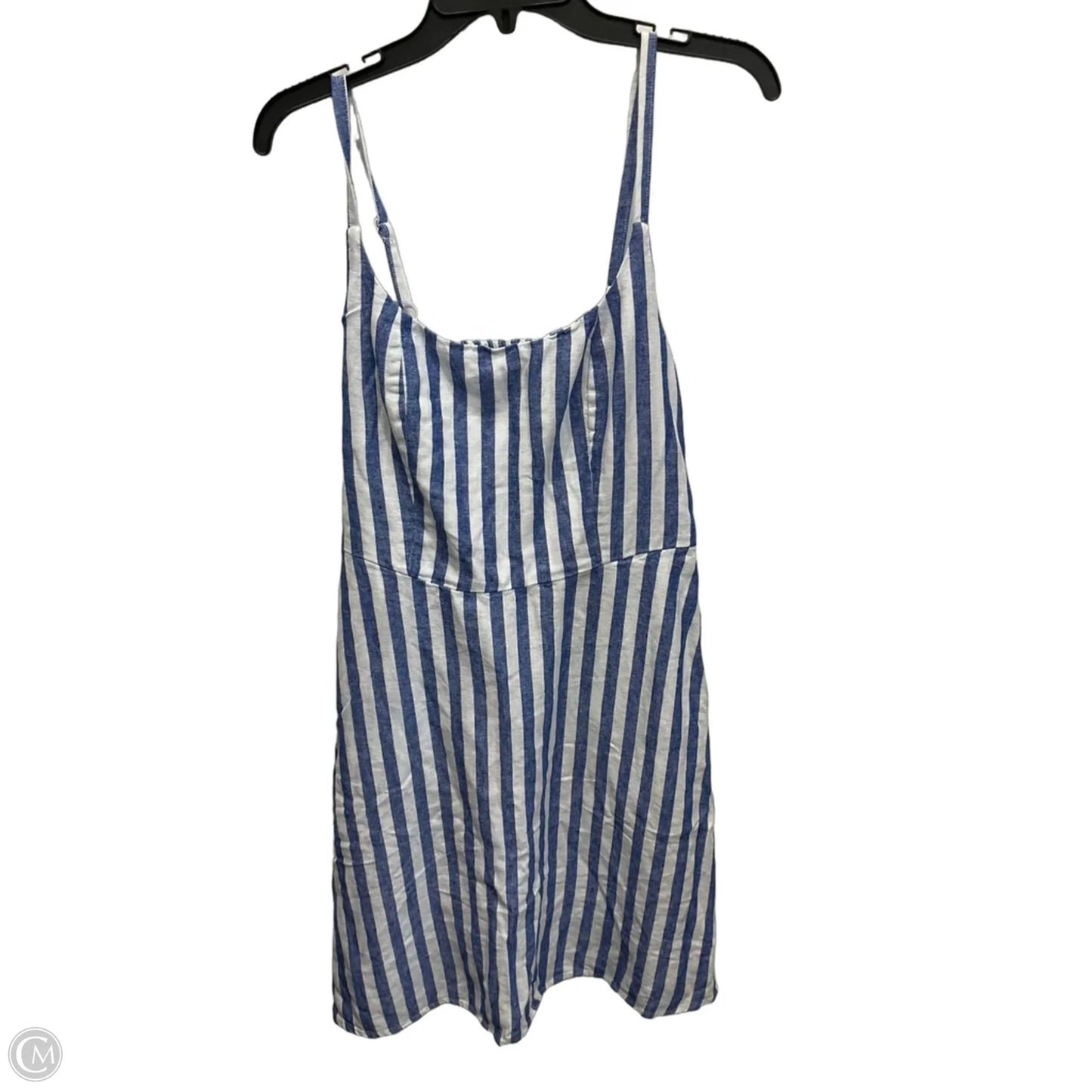 Dress Casual Short By Old Navy In Blue & White, Size: M