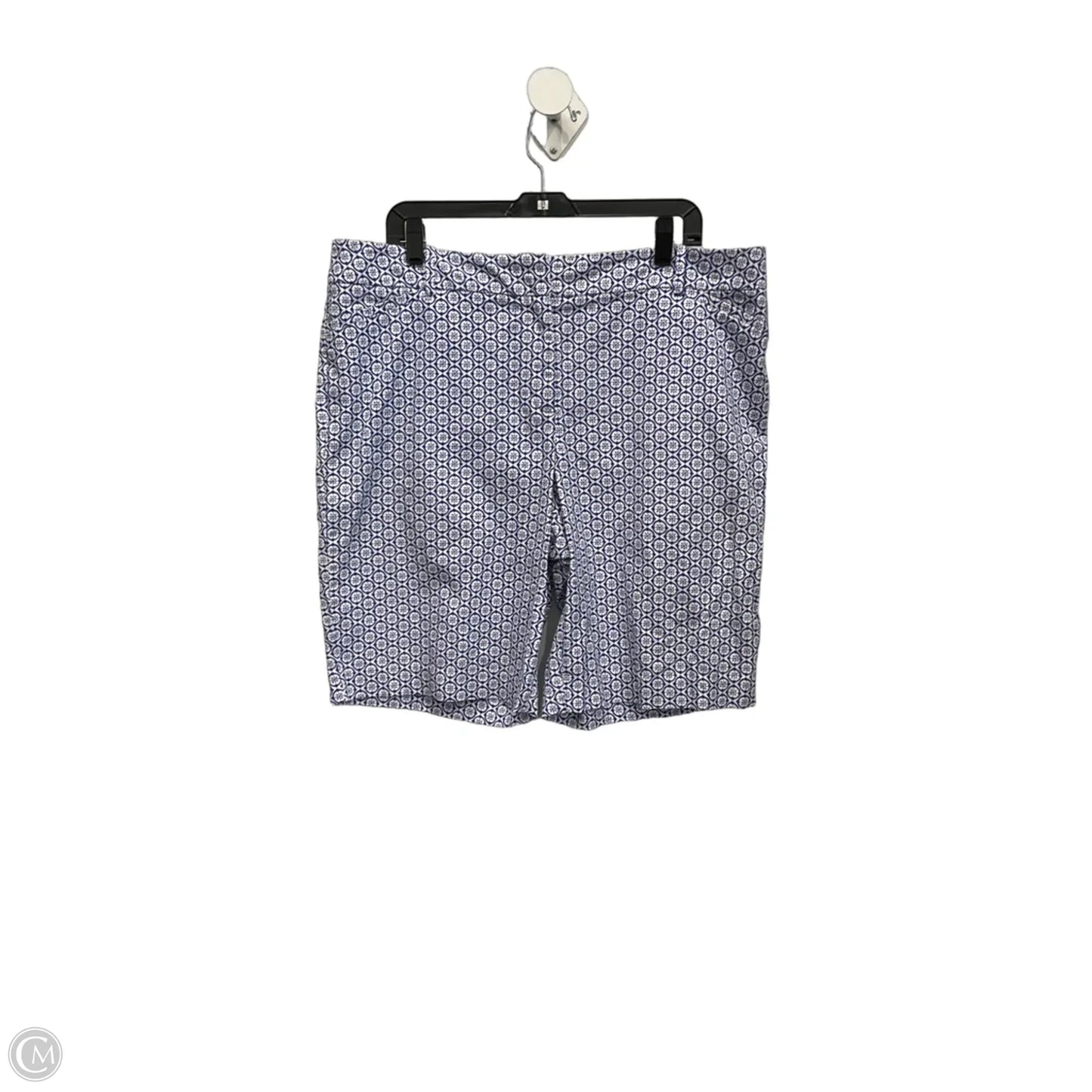 Shorts By Talbots In Blue & White, Size: 14