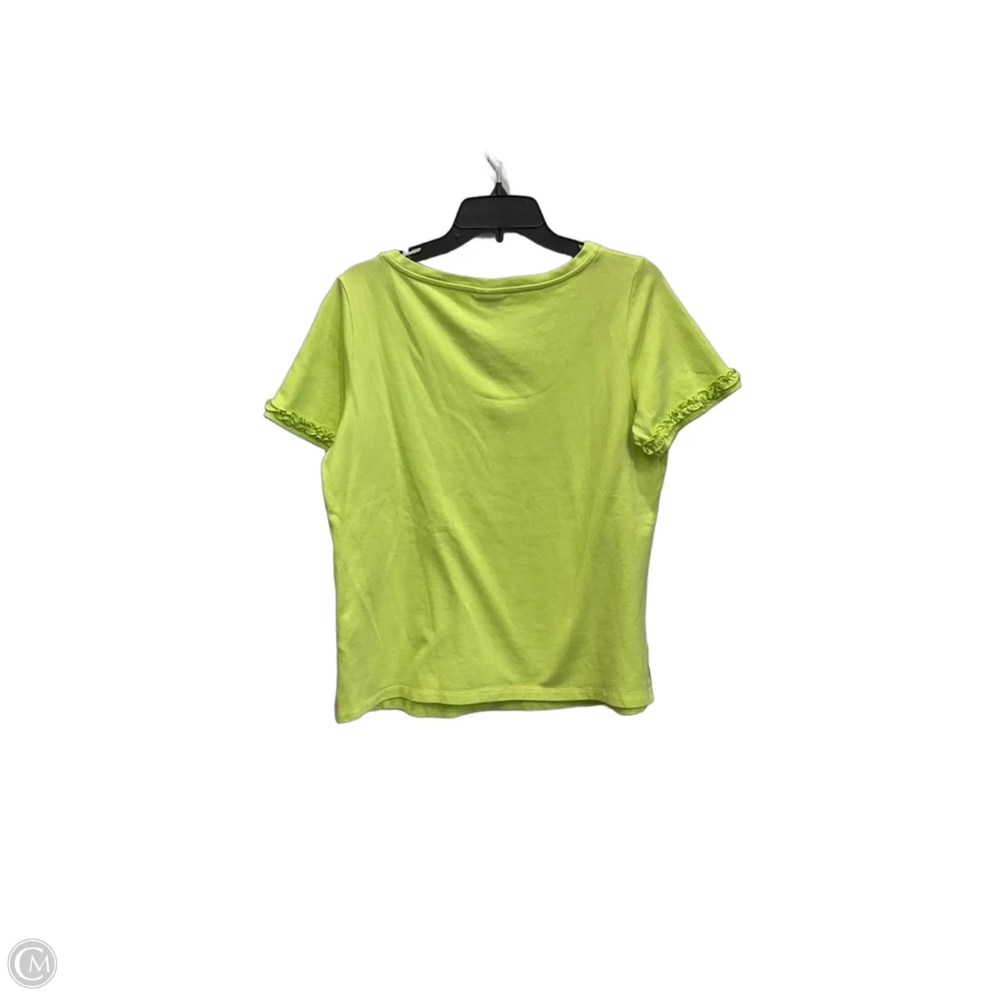 Top Short Sleeve By Madeleine In Green, Size: Xl