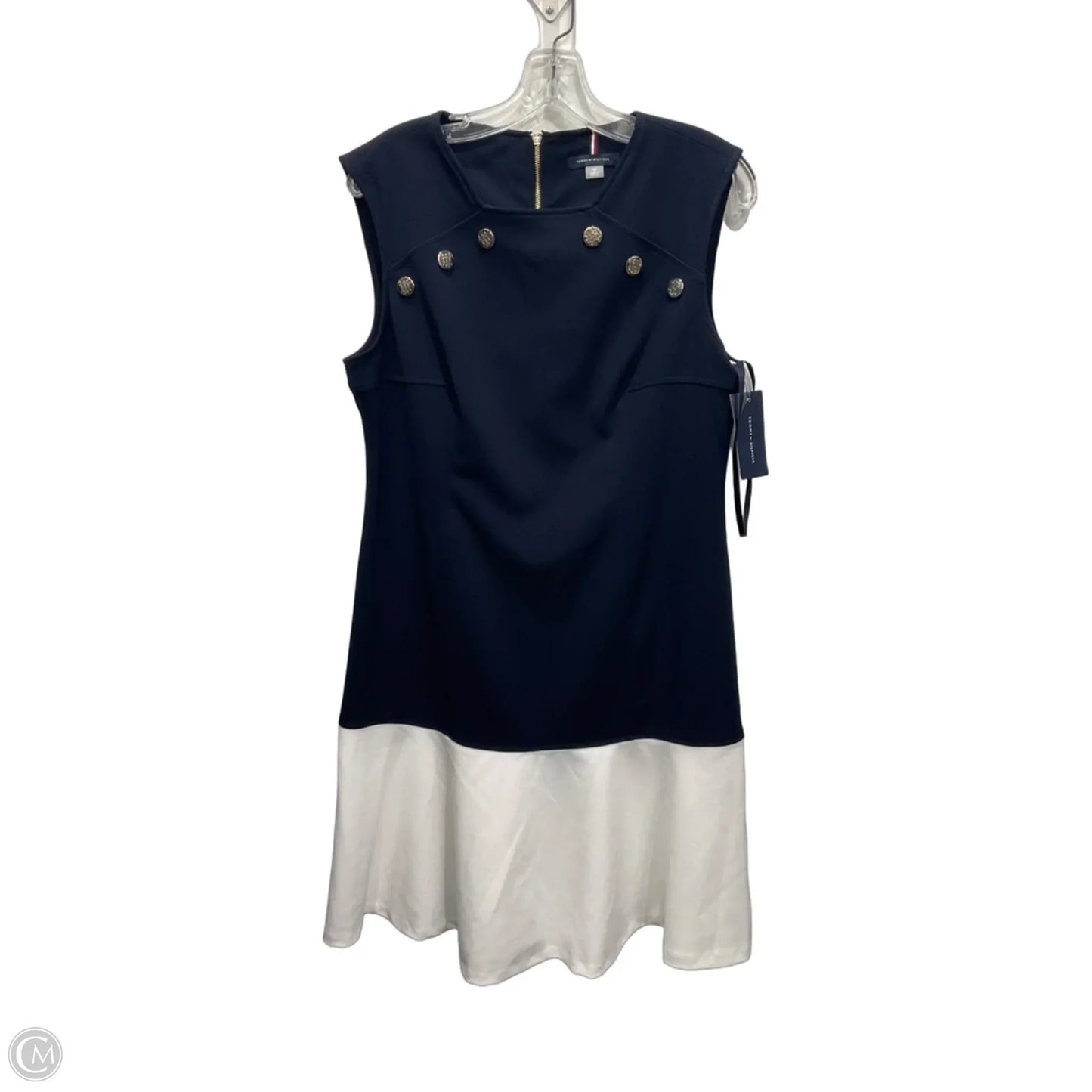 Dress Work By Tommy Hilfiger In Navy, Size: L