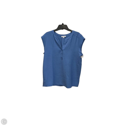 Top Sleeveless By Maison Damelie In Blue, Size: L
