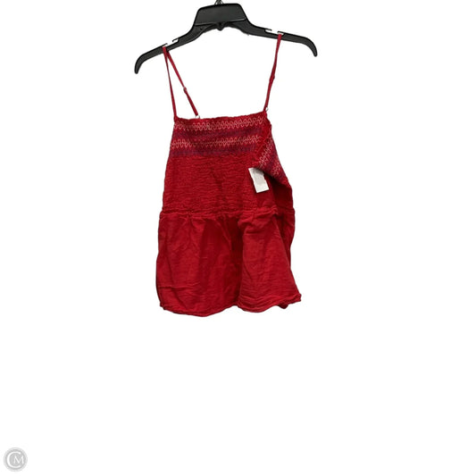 Top Sleeveless By Lane Bryant In Red, Size: Xl