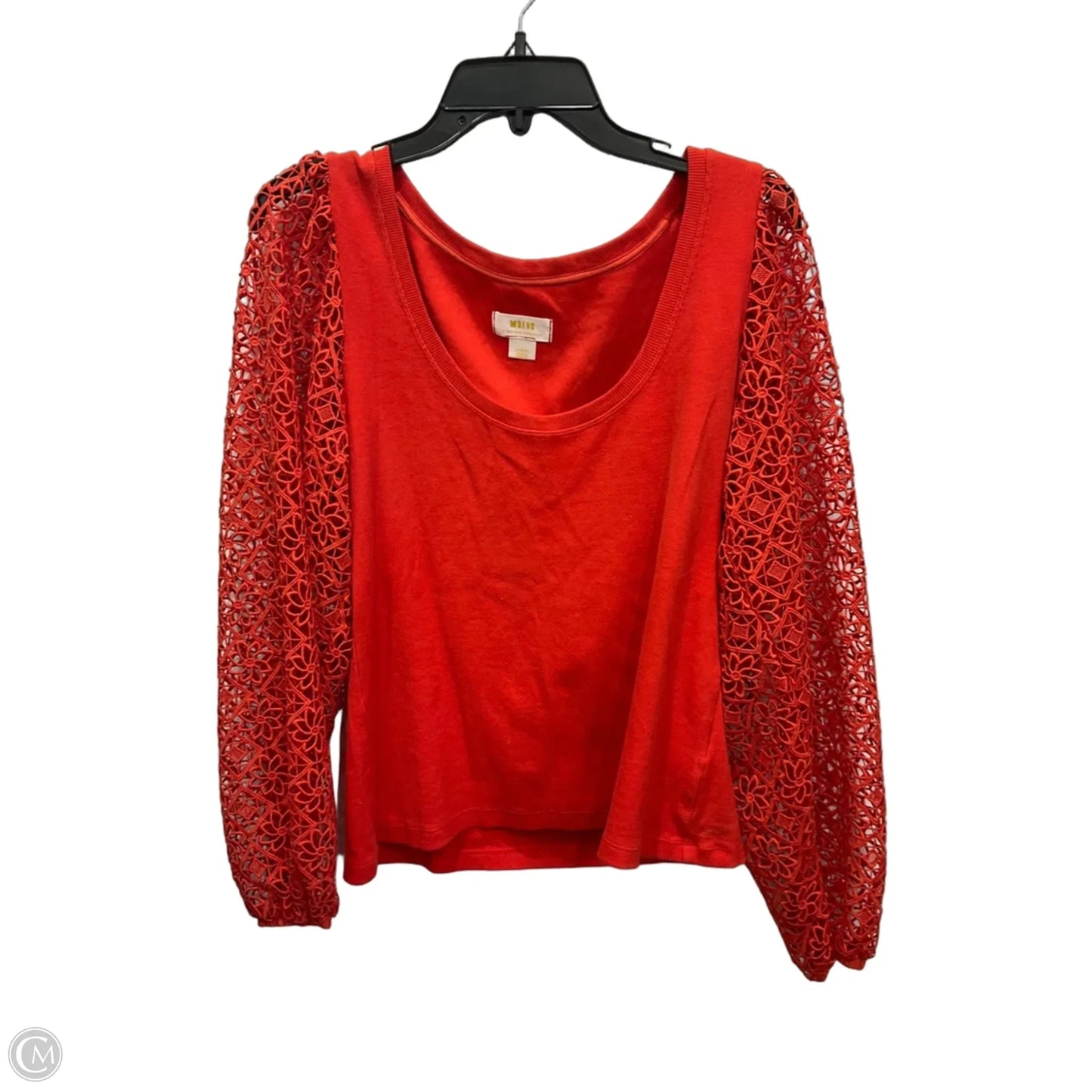 Top Long Sleeve By Maeve In Orange, Size: L