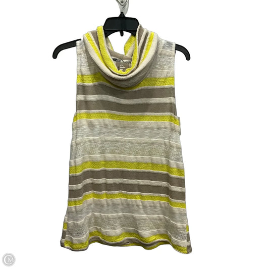 Top Sleeveless By Anthropologie In Striped Pattern, Size: L
