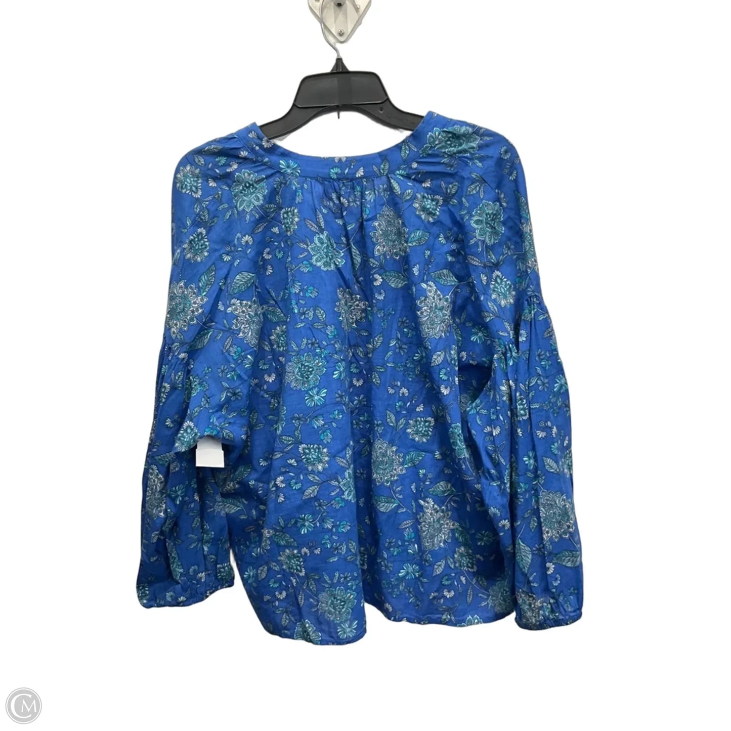 Top Long Sleeve By J. Jill In Blue, Size: M