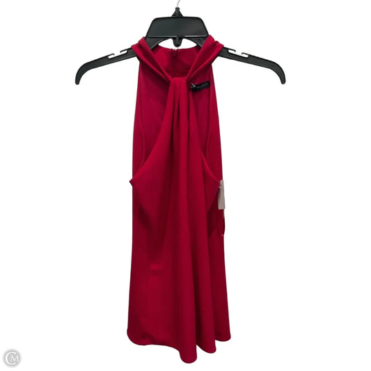 Top Sleeveless By White House Black Market In Red, Size: Xs