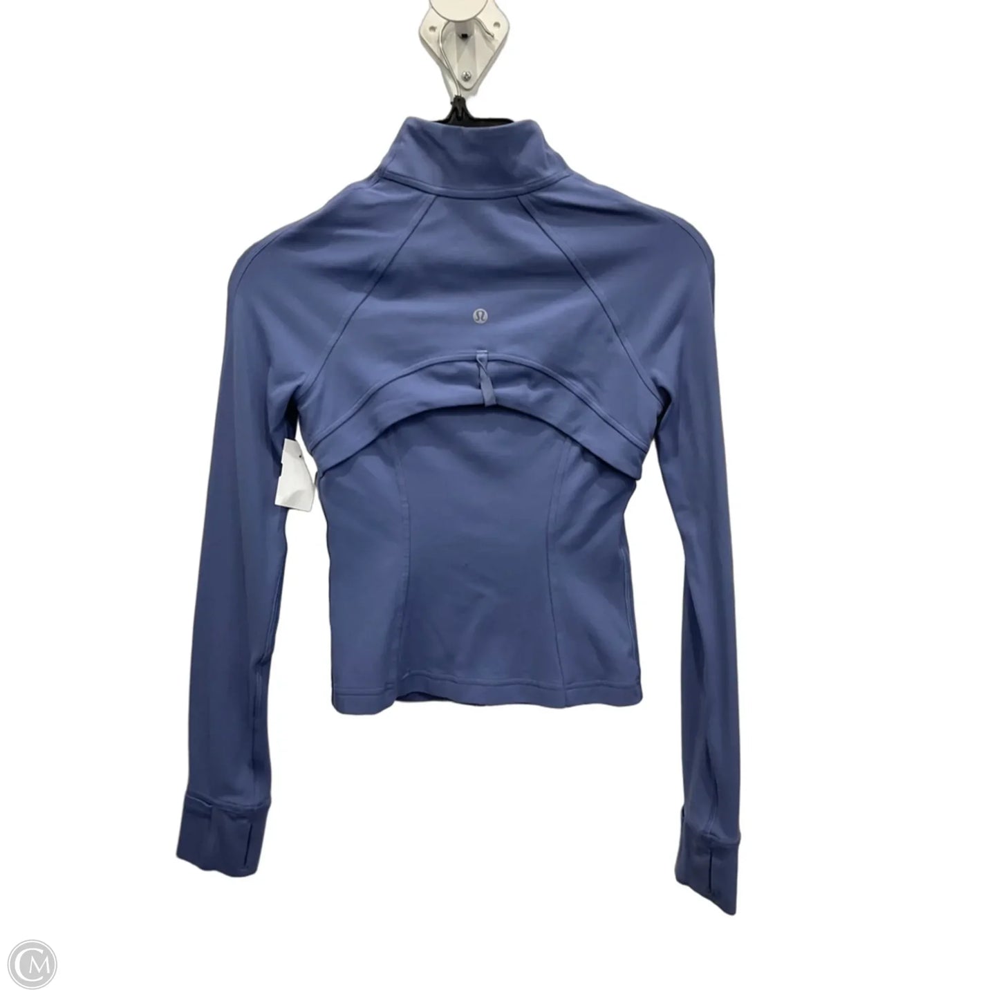 Athletic Jacket By Lululemon In Blue, Size: Xs