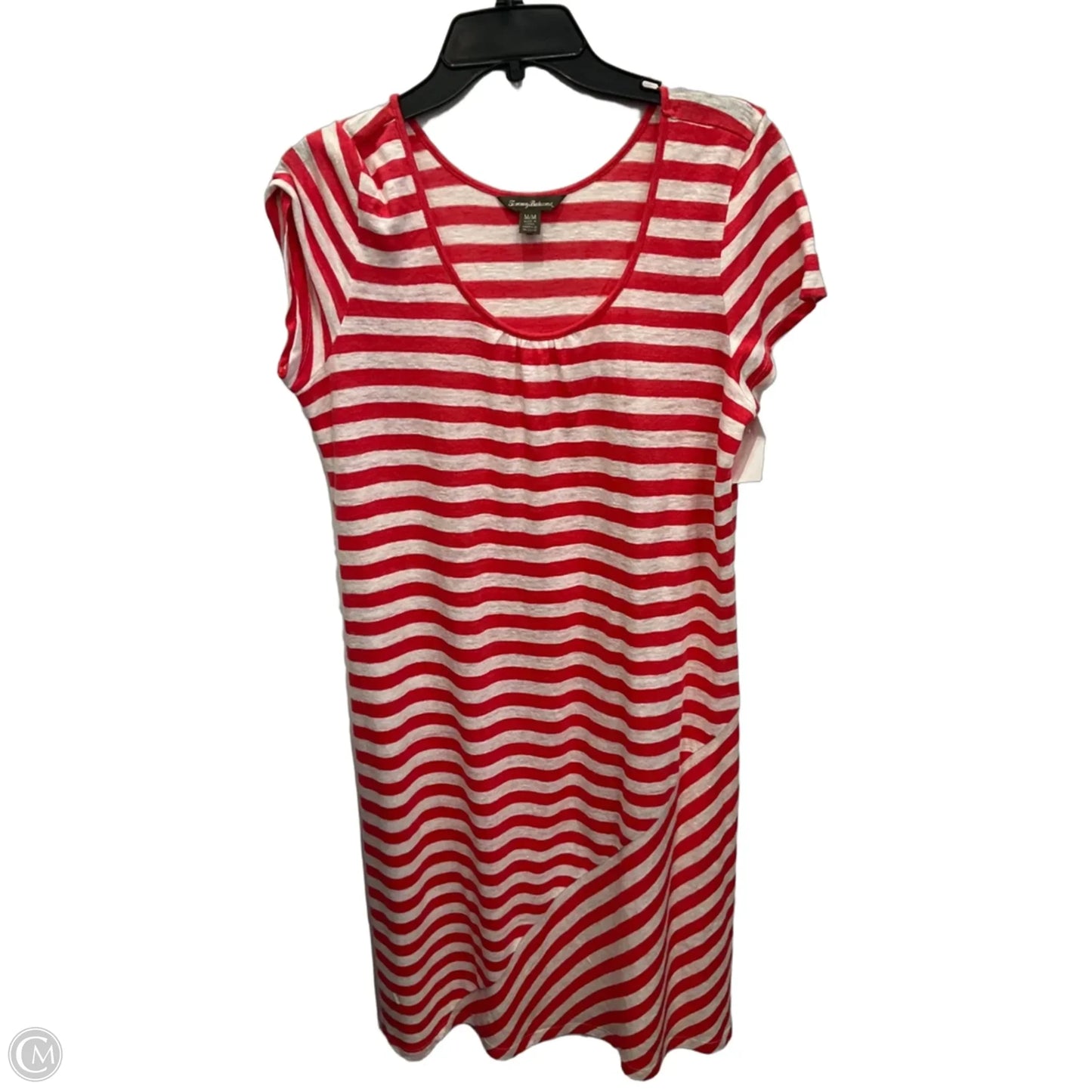 Dress Casual Midi By Tommy Bahama In Striped Pattern, Size: M