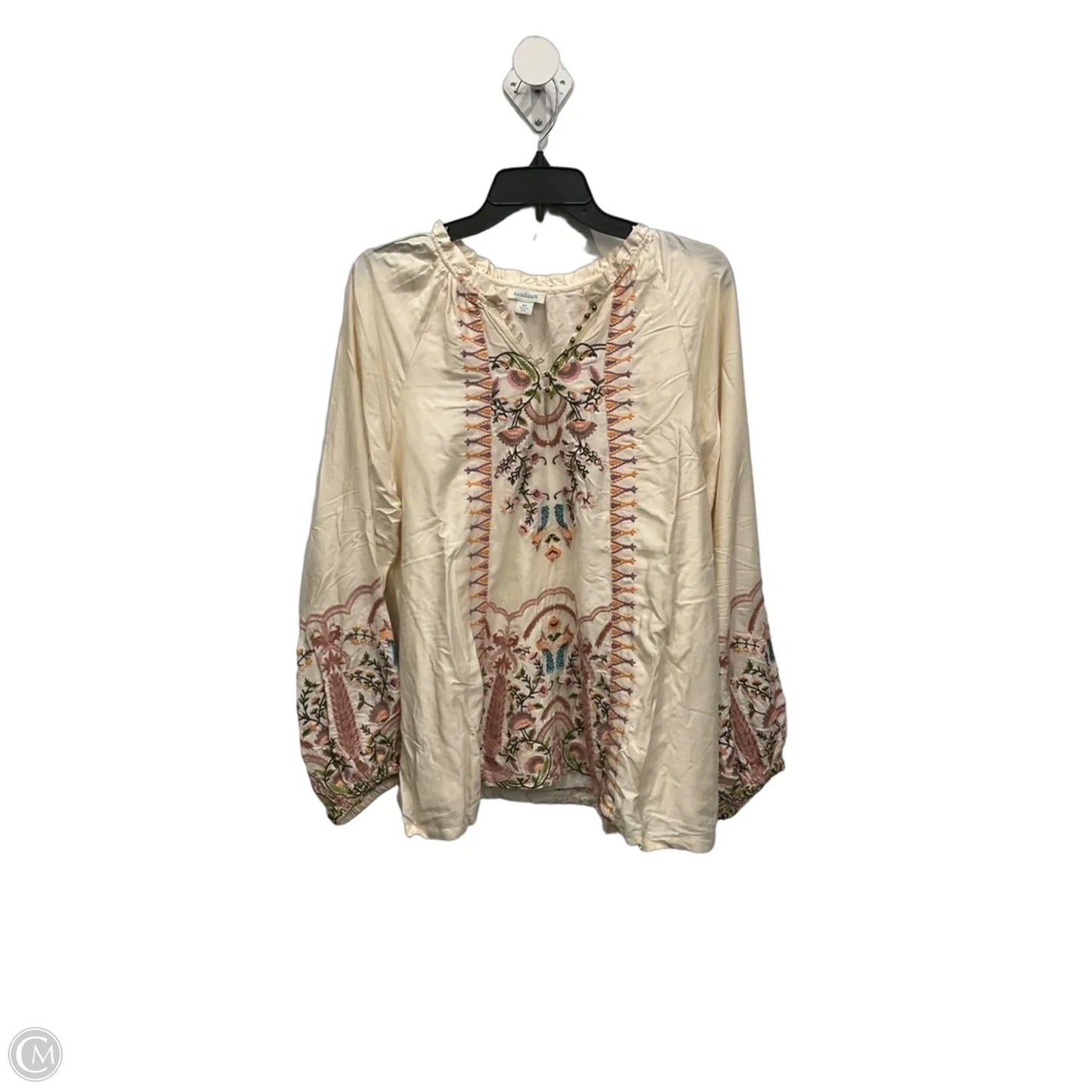 Top 3/4 Sleeve By Cma In Teal, Size: Xs