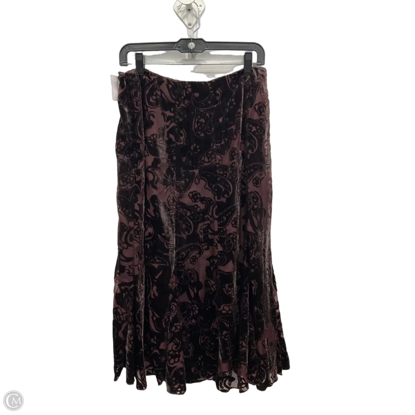 Skirt Maxi By Coldwater Creek In Maroon, Size: S