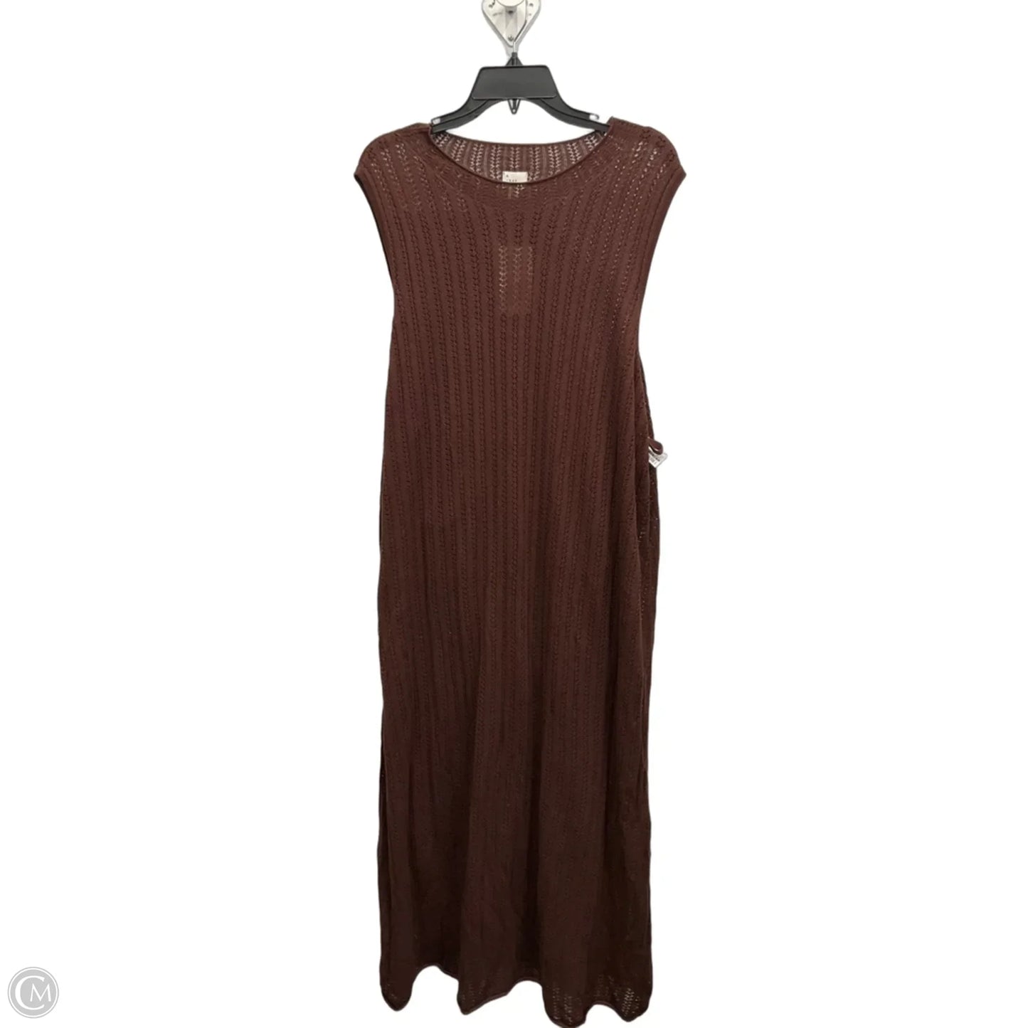 Dress Casual Maxi By A New Day In Brown, Size: 3x